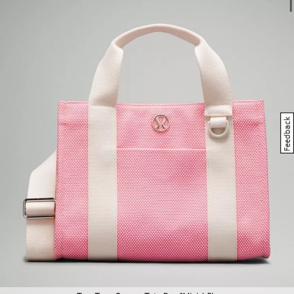 lululemon athletica Handbags - LULULEMON TWO-TONE CANVAS TOTE BAG